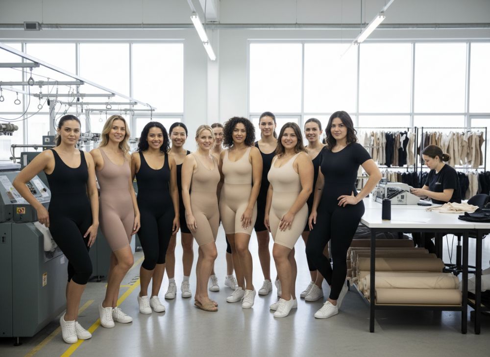 All-in-One Bodysuit Shapewear Fabrikant OEM