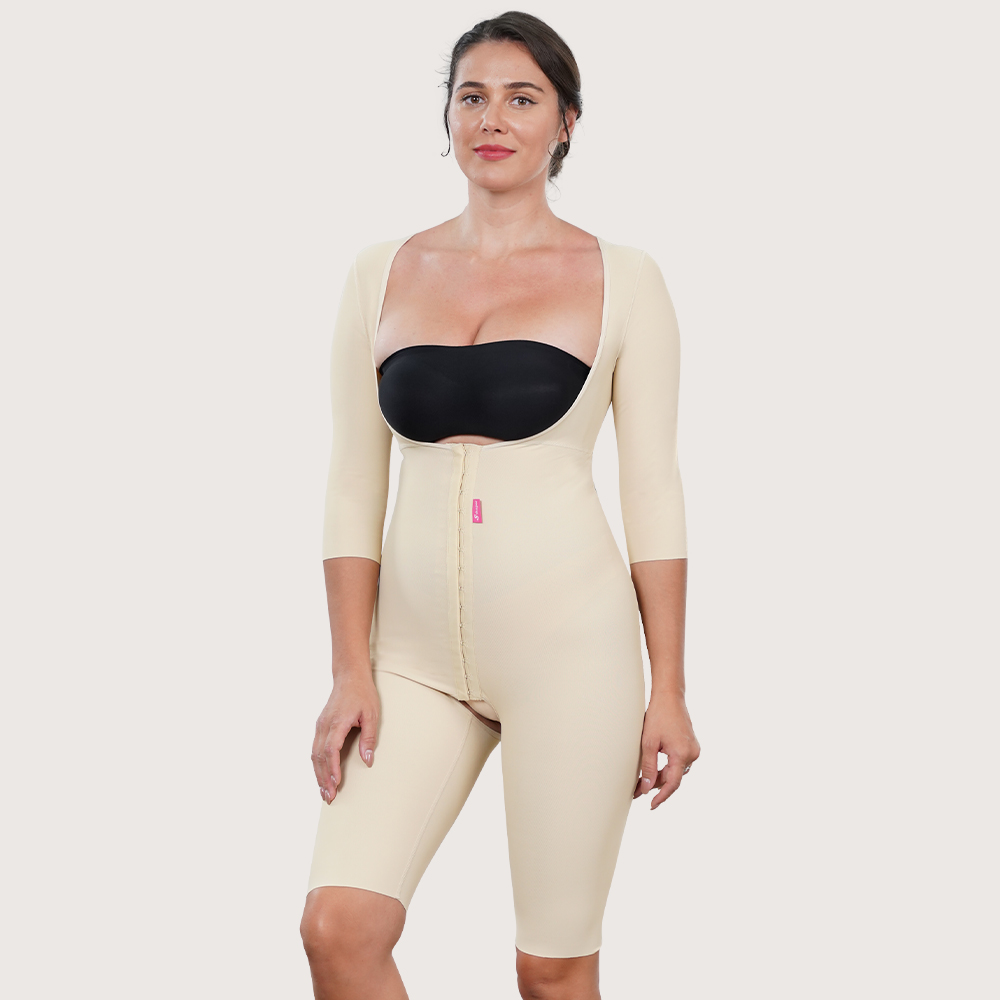 Air-Shape-bodypak met korte mouwen en verstevigde panelen