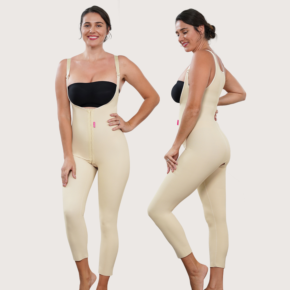 Air-Shape-corrigerend kledingstuk met hoge rug – kuitlengte