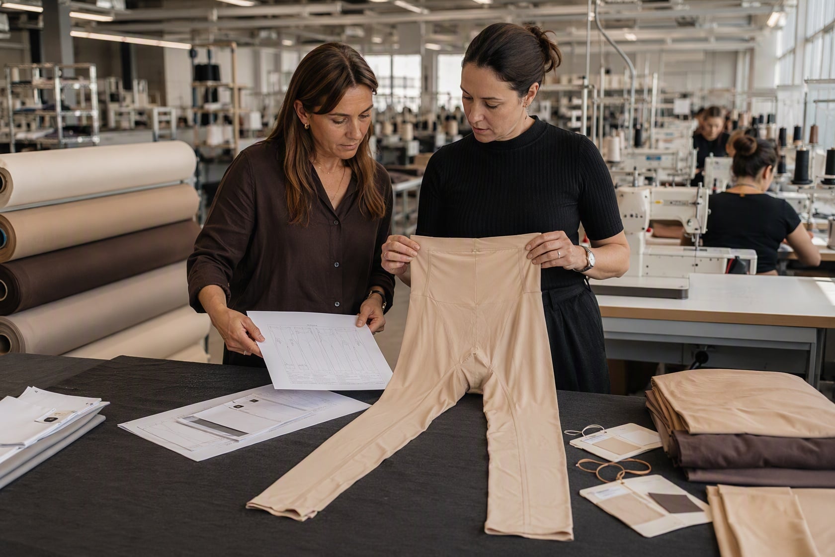 Productbeoordeling en productieplanning voor groothandelsbestellingen van shapewear